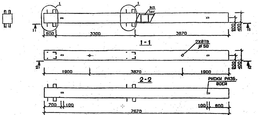 Колонна 1КБ 33.77-4-с Серия 1.020.1-2с/89