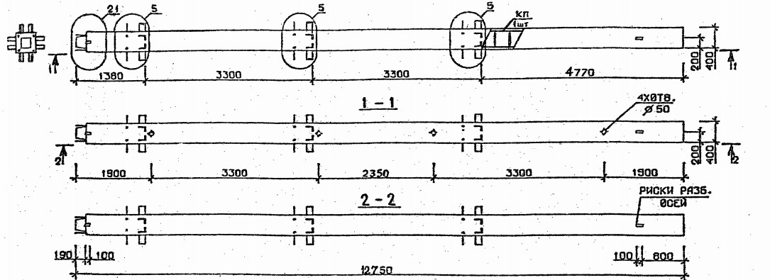 Колонна 2КН 33.128-4 Серия 1.020.1-2с/89