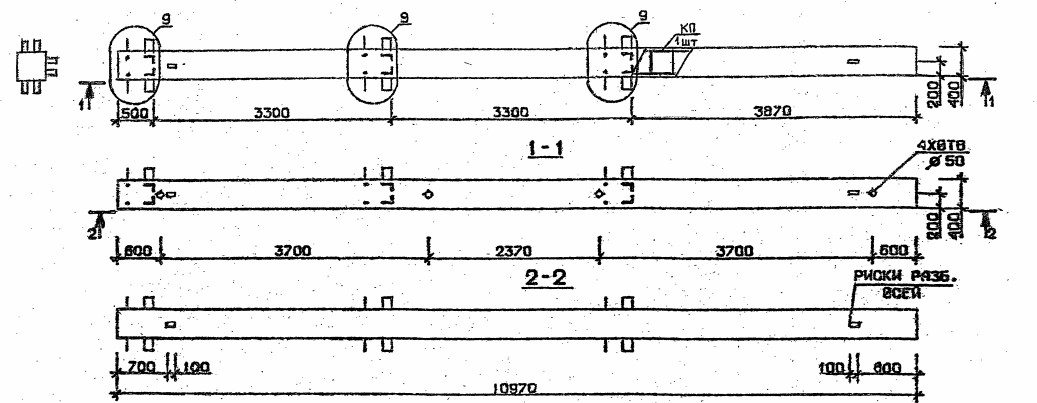 Колонна 3КБ 33.110-7-с Серия 1.020.1-2с/89