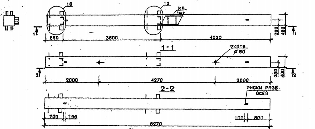 Колонна 3КБ 36.83-5-с Серия 1.020.1-2с/89