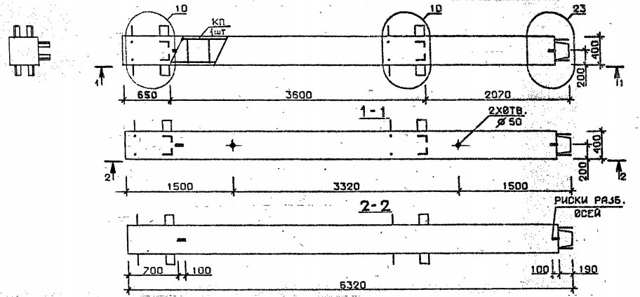 Колонна 3КВ 36.63-2-с Серия 1.020.1-2с/89