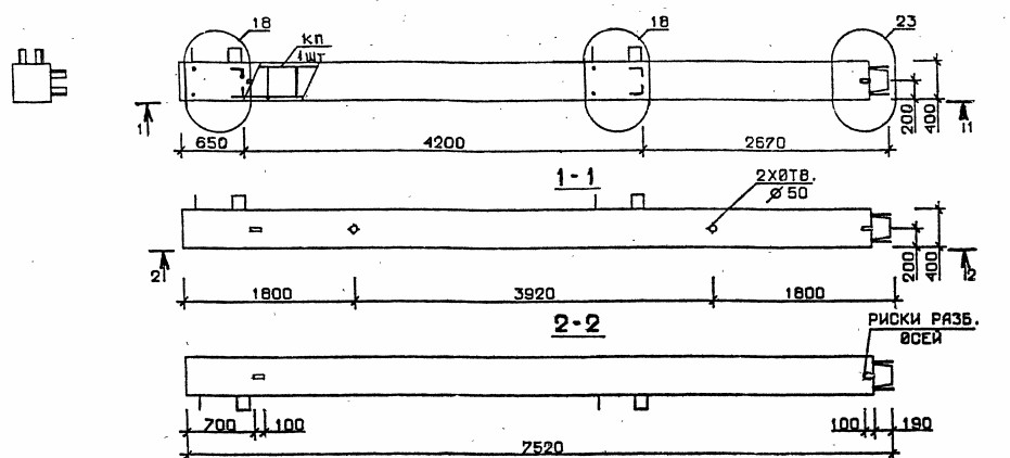 Колонна 5КВ 42.75-7 Серия 1.020.1-2с/89